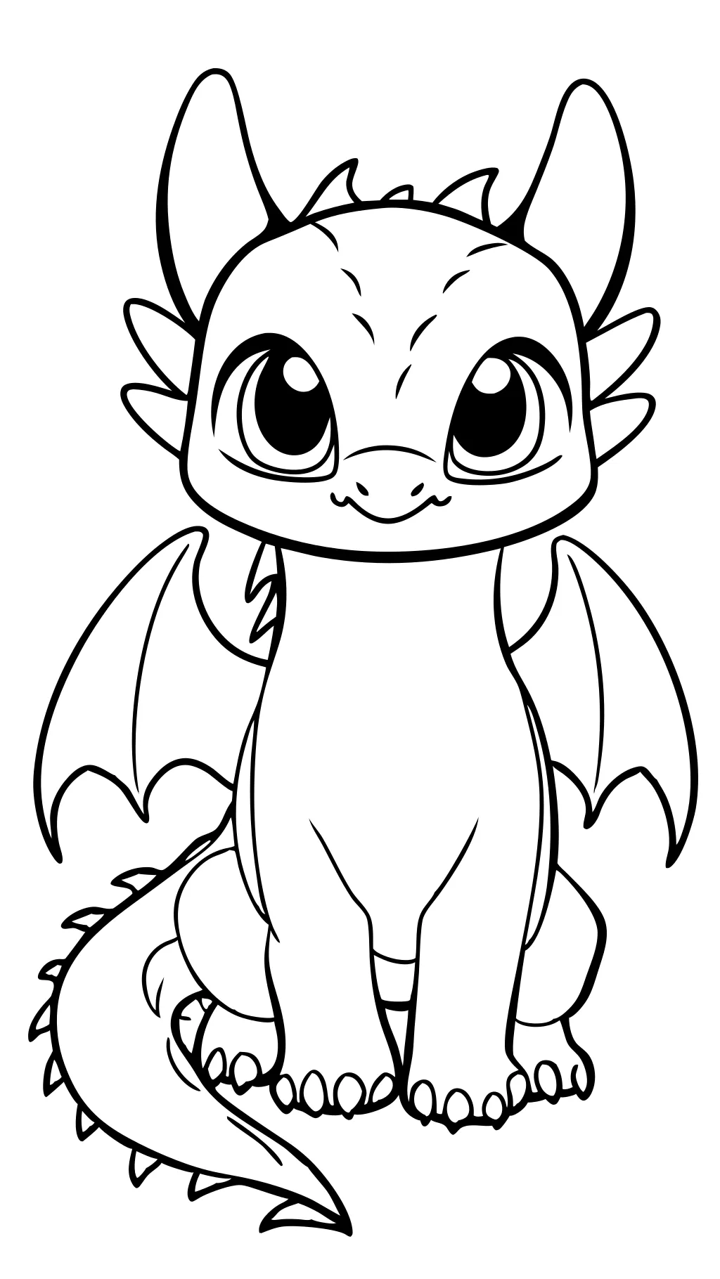 toothless how to train your dragon coloring pages